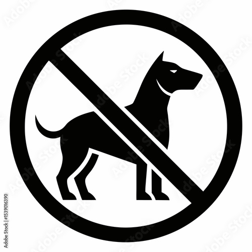 no dogs sign