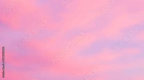 Abstract pink background with clouds and copy space showcasing the beautiful, bright sky