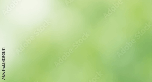Green abstract background with a grunge texture and bokeh light patterns