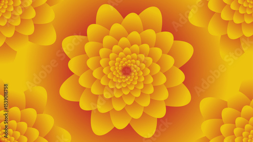 fluid floral background design template