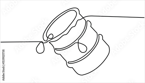 Oil barrel icon hand drawn continuous one line drawing. minimalist continuous one line drawing illustration of a realistic barrel
