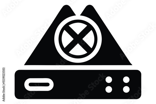 system shutdown vector icon