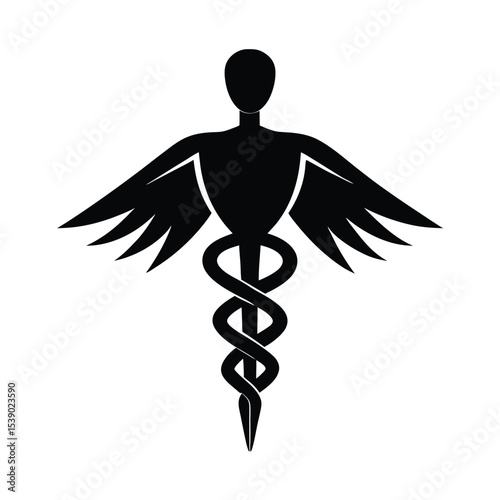 Medical vector silhouette