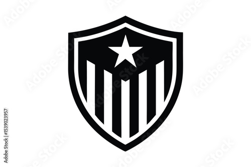patriotic shield vector icon 