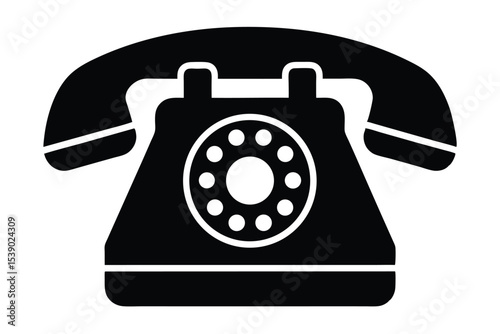 emergency phone vector icon