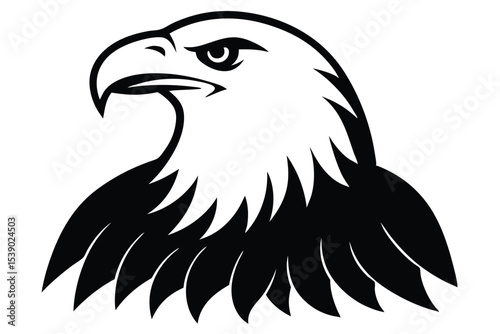 bald eagle vector icon