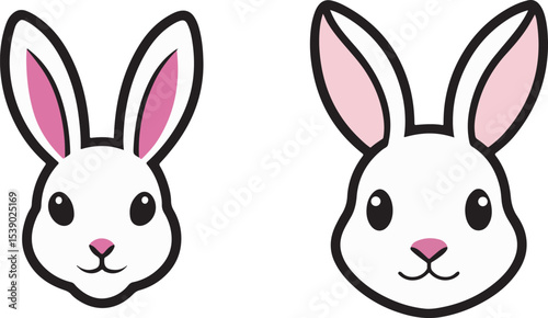 vector illustration of rabbits