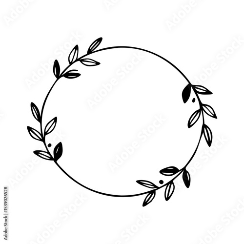 Laurel Wreath Silhouette Set | Black Vector Leaf Awards Icons | Classic Victory Branch Clipart for Logos, Certificates, Badges, and Graphic Design