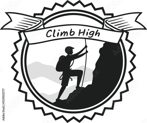 Climb High Mountain Expedition Badge