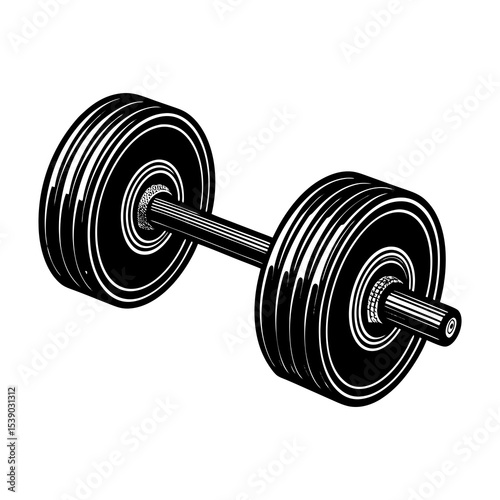 Barbell weightlifting equipment for strength training fitness workout exercise gym bodybuilding sport