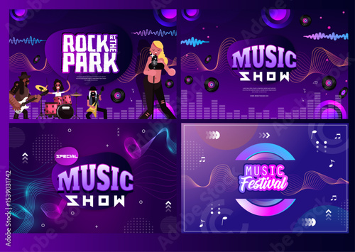 Music festival background 