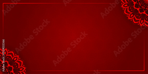 Cultural special gradient blog writing frame | Floral modern background with line,  for banner, futuristic, presentation, decoration, greeting, card | Floral pattern with red gradient color 