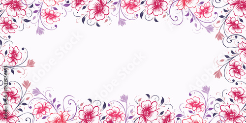 Wallpaper Mural lush abstract floral wallpaper with nature inspired design.decorative layout for fabric card and elegant wall frame

 Torontodigital.ca