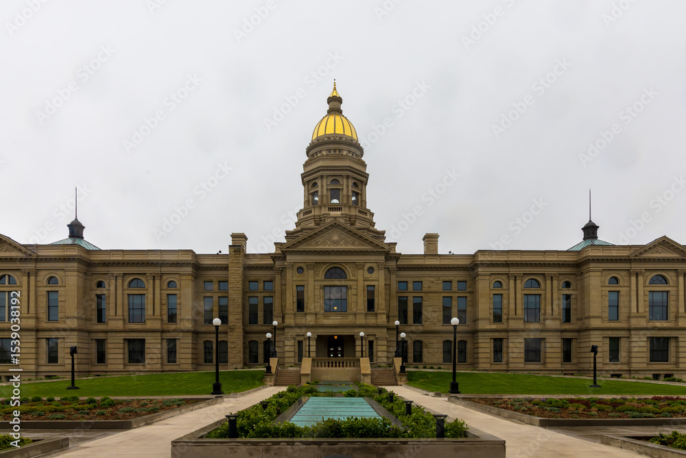 Obraz premium Wyoming State Capitol Building in Downtown Cheyenne