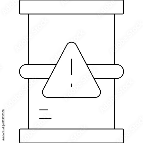 Barrel single icon vector illustration