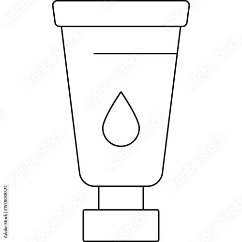 Cream single icon vector illustration