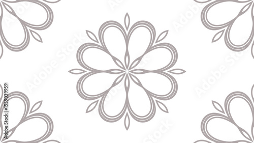Seamless floral pattern background vector design element for textile wallpaper and decoration use of art work editable stock vector illustration