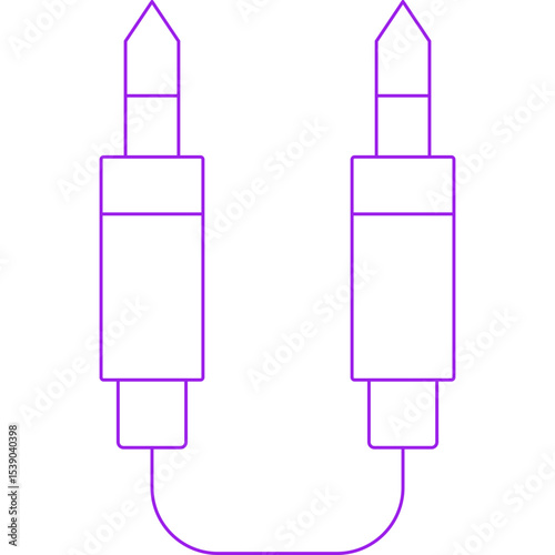 Cable single icon vector illustration