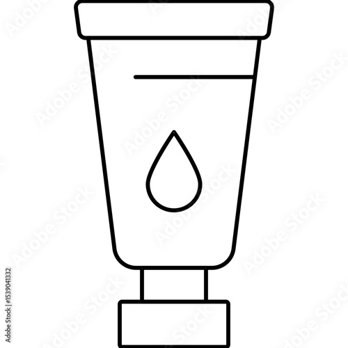 Cream single icon vector illustration