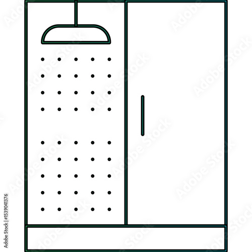 drawer single icon vector illustration