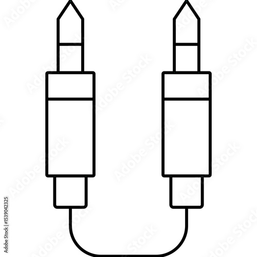 Cable single icon vector illustration
