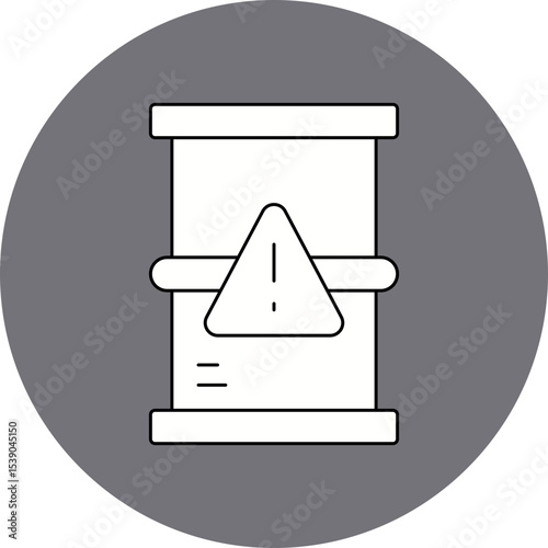 Barrel single icon vector illustration