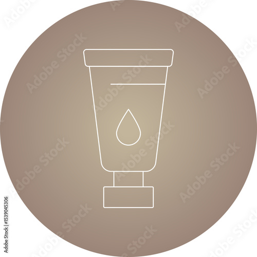 Cream single icon vector illustration