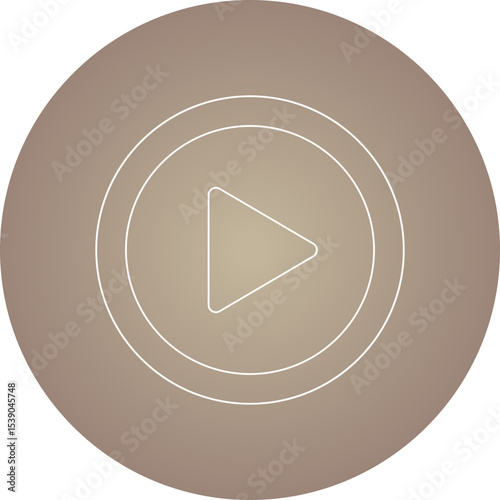 Play single icon vector illustration