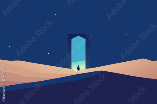 open door to the sky