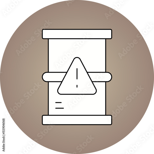 Barrel single icon vector illustration