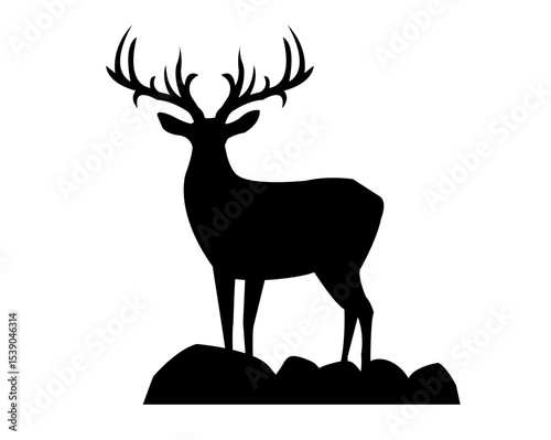 deer silhouette vector