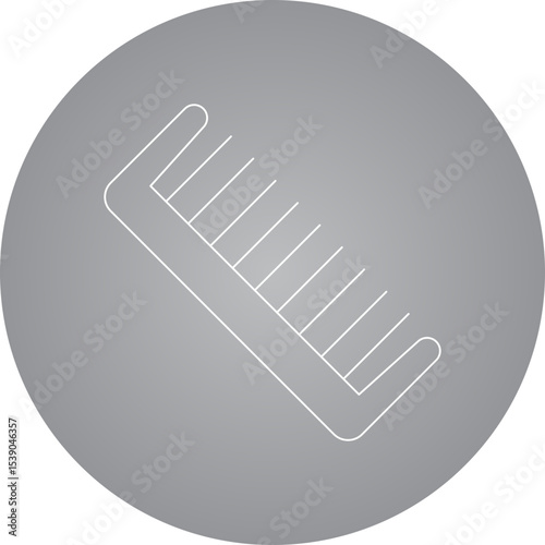 Hair Comb single icon vector illustration
