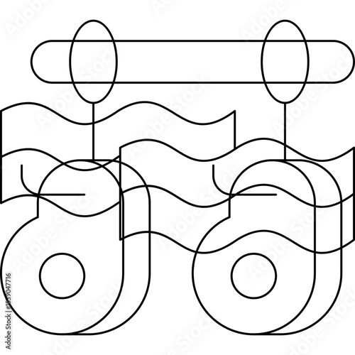 Meat single icon vector illustration