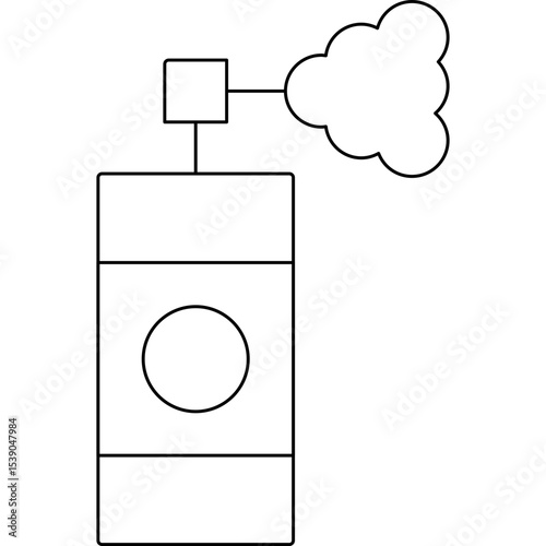 Spray single icon vector illustration