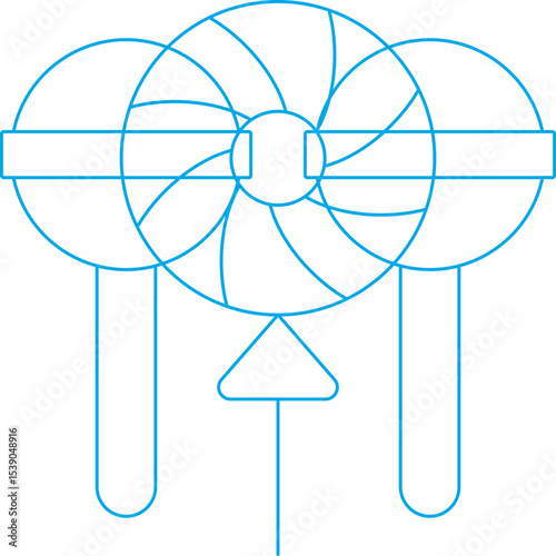 Lollipop single icon vector illustration