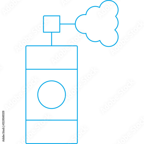 Spray single icon vector illustration