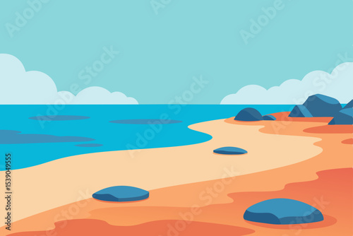 tropical beach background
