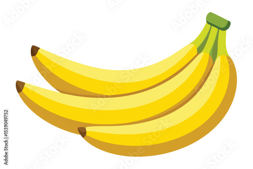 Fresh Yellow Bananas A Bunch of Sweet and Healthy Fruit