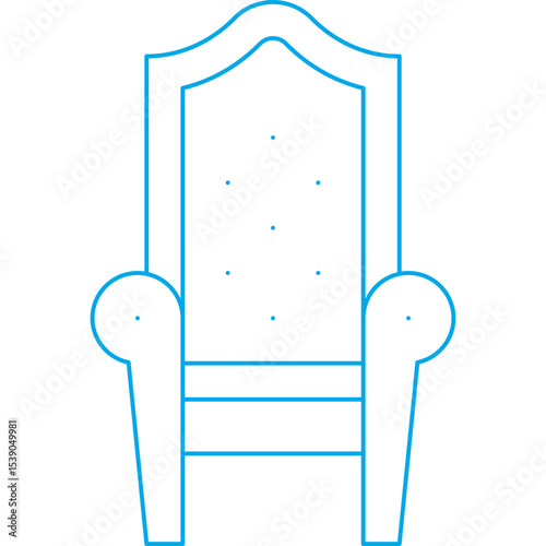 Chair single icon vector illustration