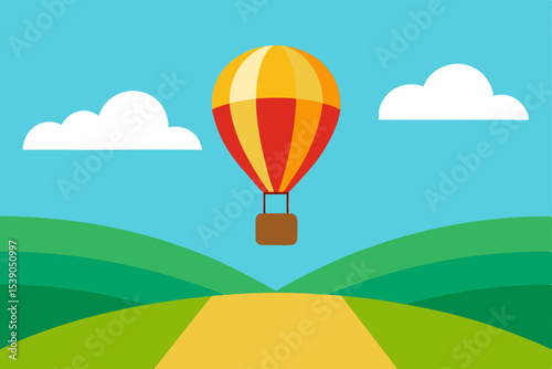 hot air balloon in sky