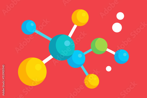 abstract colorful background with circles
