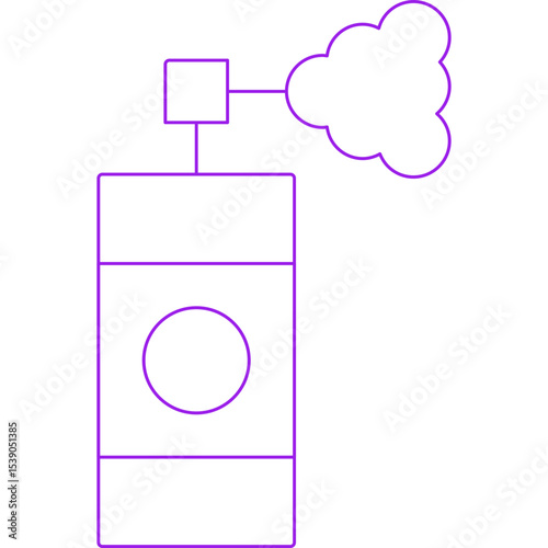 Spray single icon vector illustration
