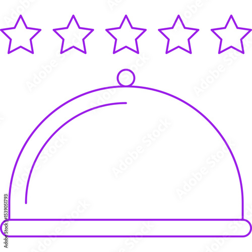 Dish single icon vector illustration