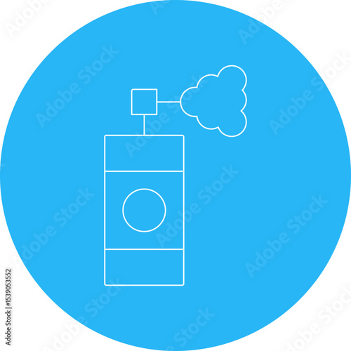 Spray single icon vector illustration