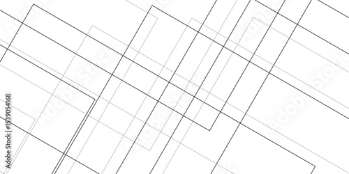 Geometric seamless pattern with intersecting lines, grids. Multicolored lines background. Design template. Geometric squares in bright light with soft shadows pattern. Diagonal square pattern vector.