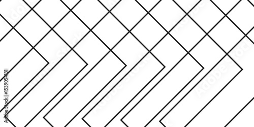 Geometric seamless pattern with intersecting lines, grids. Multicolored lines background. Design template. Geometric squares in bright light with soft shadows pattern. Diagonal square pattern vector.