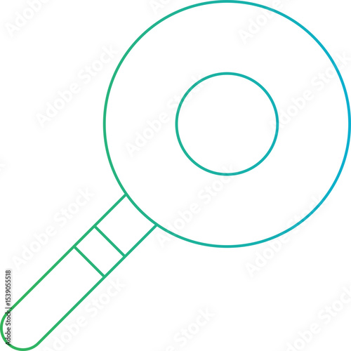 Magnifier single icon vector illustration