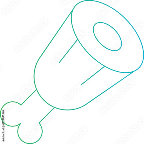 Meats single icon vector illustration