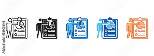 Budget Icon Set Multiple Style Collection