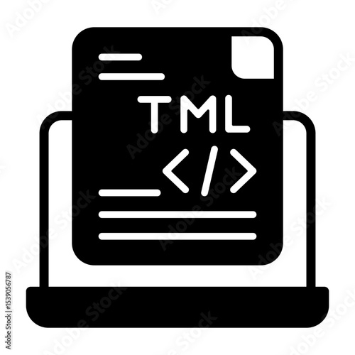 Html File Vector Icon